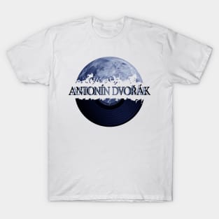 Antonín Dvořák blue moon vinyl T-Shirt